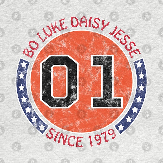 Dukes of Hazzard - Bo Luke Daisy Jesse Since 1979 Vintage (01 General Lee) by albinochicken